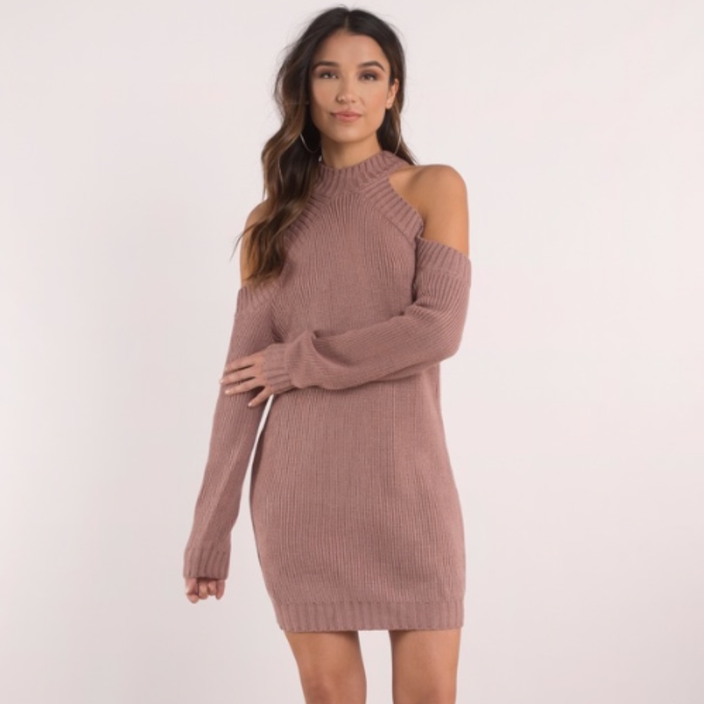 TOBI ROSE KNIT SWEATER DRESS Size S NWT